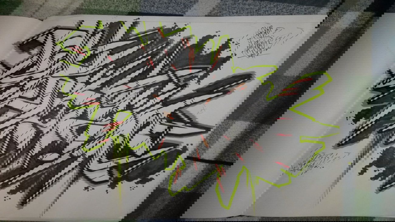 Graffiti Sketch - Photo by ROZE - Roze, Ahs (2014)