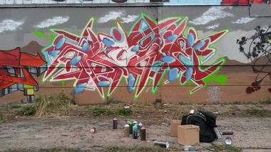 Graffiti Wall - Photo by ROZE - Roze, Vier, Thek (2014)