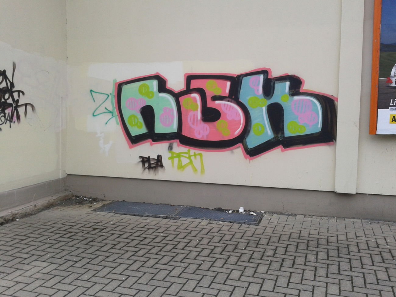 Graffiti Wall in Chemnitz - Photo by RSK525 - rsk, nbl, risiko (2013)