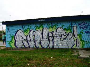 Graffiti Wall - Photo by RUNIZ - runiz, poland (2007)