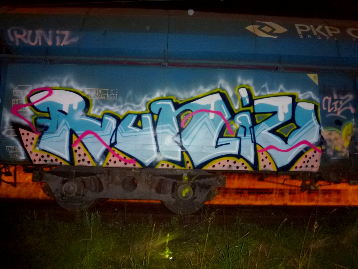 Graffiti Train - Photo by RUNIZ - runiz, poland (2014)