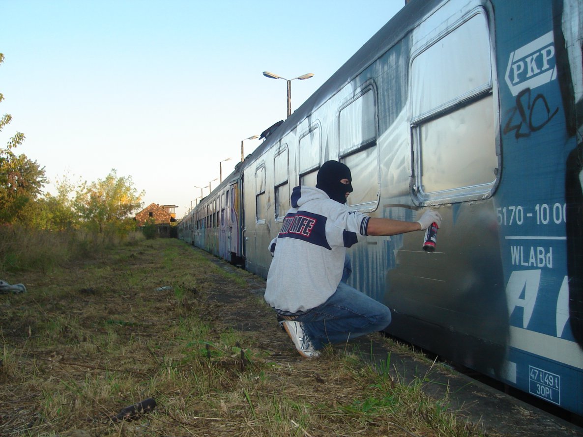 Graffiti Train - Photo by RUNIZ - runiz