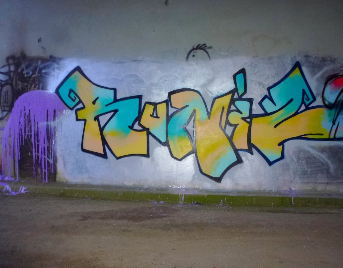 Graffiti Wall - Photo by RUNIZ - runiz, poland (2014)