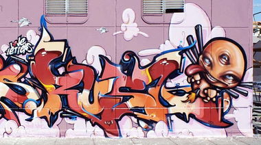 Graffiti Wall in Savona - Photo by RUSL - rusl, loveletterscrew, loveletters