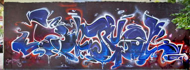 Graffiti Wall in Aschaffenburg - Photo by RUSL - Joan, Rusl, Loveletterscrew
