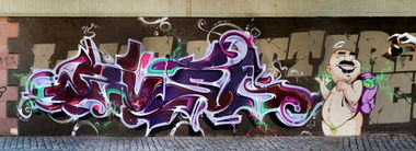 Graffiti Wall in Frankfurt - Photo by RUSL - rusl, loveletterscrew, loveletters