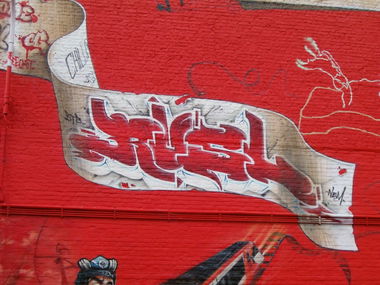 Graffiti Wall in Antwerp - Photo by RUSL - Rusl, Loveletters, Antwerpen (2006)