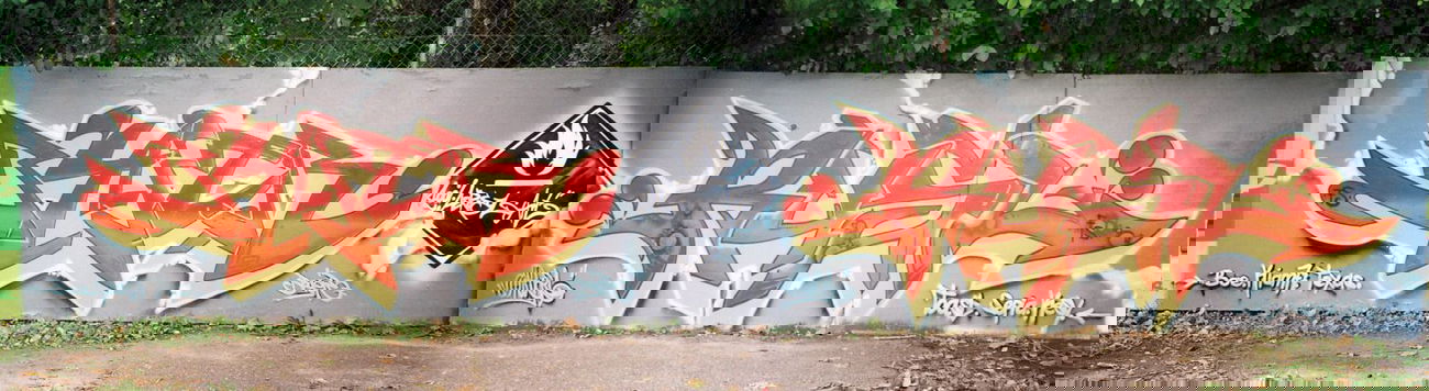 Graffiti Wall in Neckarsulm - Photo by RUSL - rusl, baier, neckarsulm (2001)