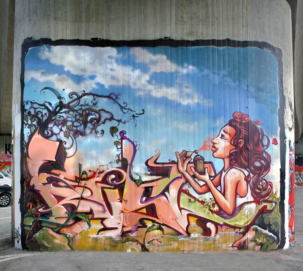 Graffiti Wall in Konstanz - Photo by RUSL - rusl, loveletters, styleizm (2013)