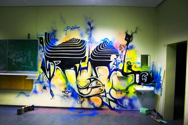 Graffiti Wall - Photo by RUSL - rusl, manheim, loveletters (2012)