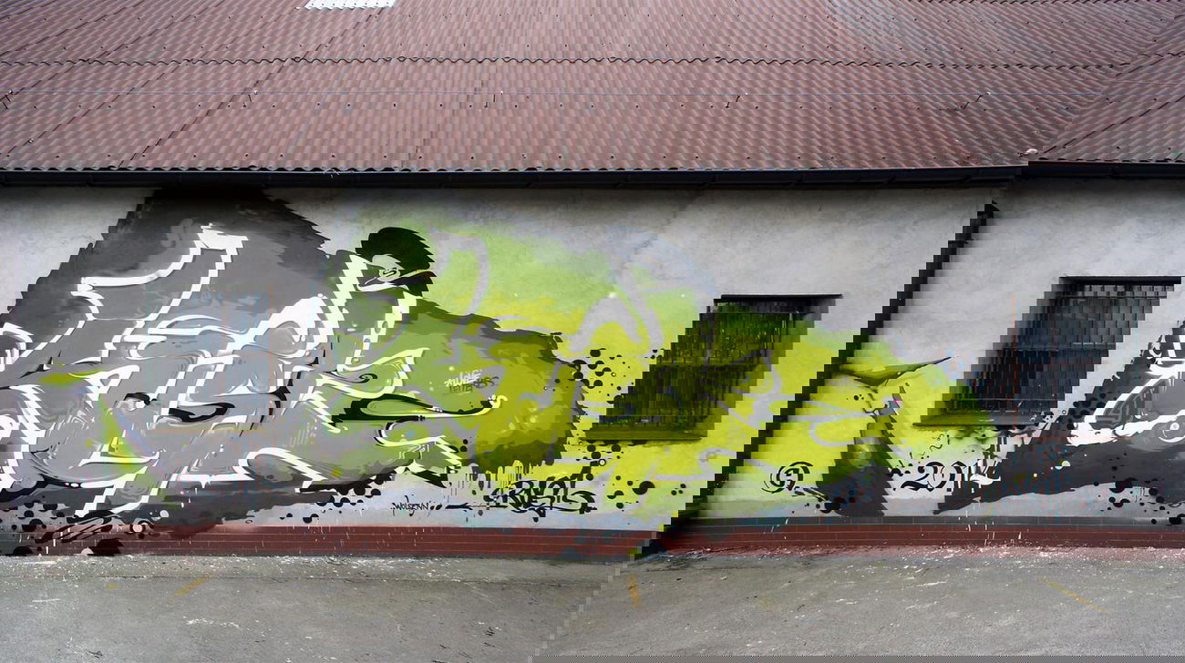 Graffiti Wall in Wolsztyn - Photo by RUSL - rusl, poland, wolsztyn (2014)