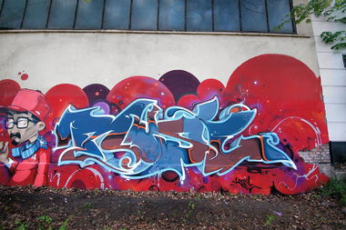 Graffiti Wall in Nürnberg - Photo by RUSL - loveletters, rusl (2015)