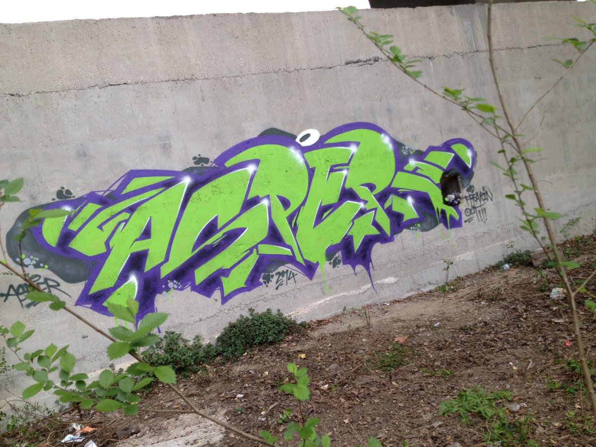 Graffiti Wall - Photo by RYEM