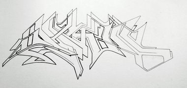 Graffiti Sketch - Photo by RaZon0N3