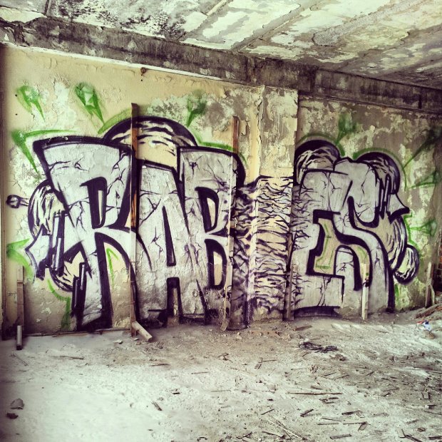 Graffiti Wall - Photo by Rabesone - russia, winter, cold (2012)