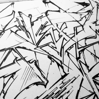 Graffiti Sketch - Photo by Rabesone - lettersfirst (2013)