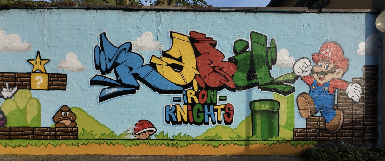 Graffiti Wall in Neumünster - Photo by Rabu - mario, hall (2026)