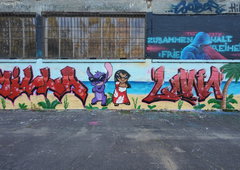 Graffiti Wall in Itzehoe - Photo by Rabu - lilo-stitch, bday, hall (2026)