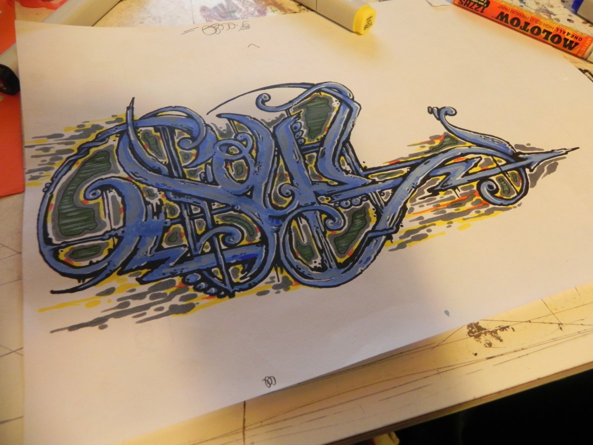 Graffiti Sketch - Photo by Racoon57