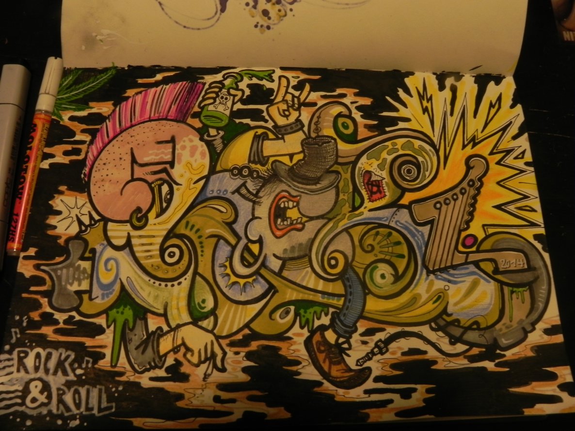 Graffiti Sketch - Photo by Racoon57