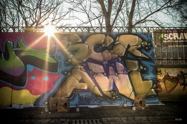 Graffiti Wall in Graz - Photo by Radius - Radius, LPH, Graz (2013)