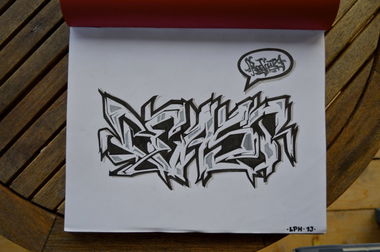 Graffiti Sketch - Photo by Radius - Beast, Radius