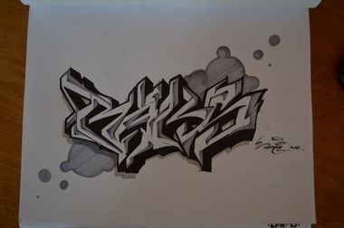 Graffiti Sketch - Photo by Radius - RaksOne, Radius, Lph (2013)