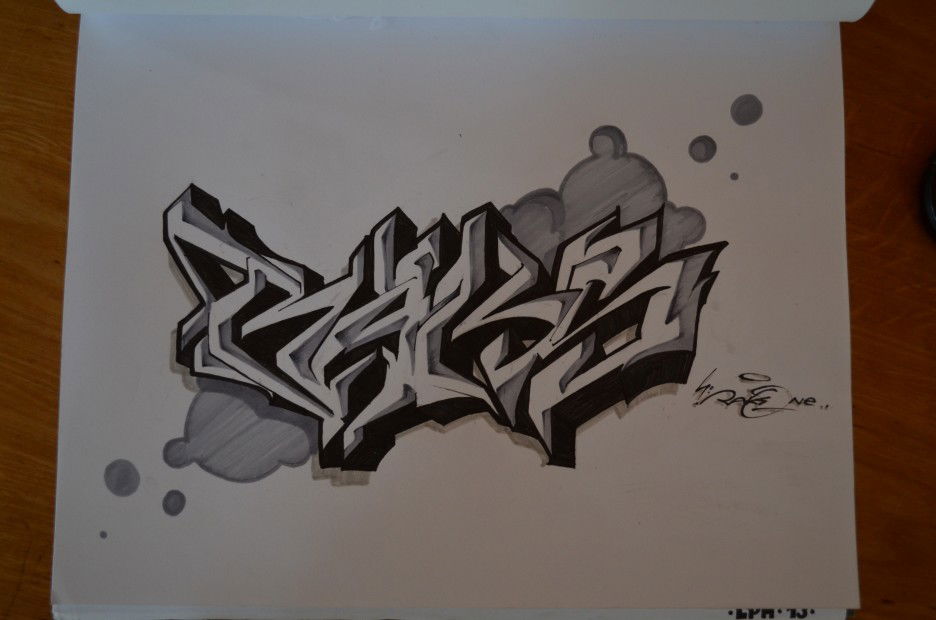 Graffiti Sketch - Photo by Radius - RaksOne, Radius, Lph (2013)
