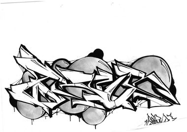 Graffiti Sketch - Photo by Radius - Radius, Lph, Tortur (2013)