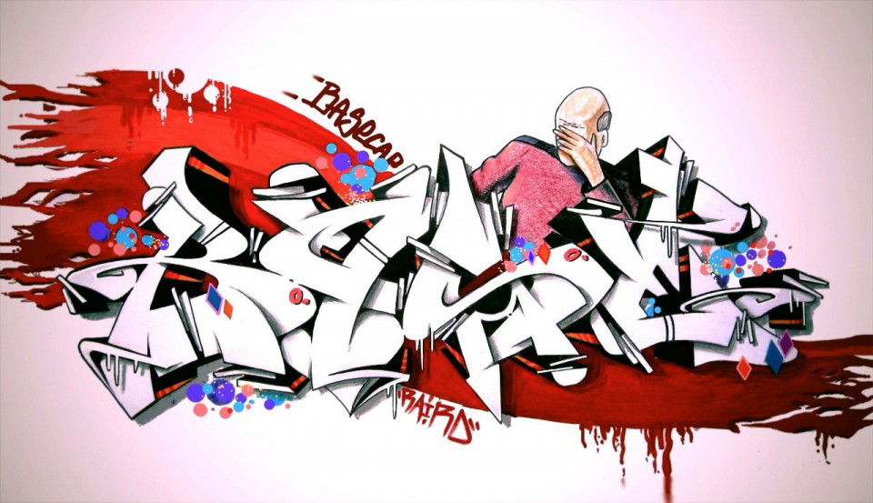 Graffiti Sketch in Belarus - Photo by RaeRD - RaeRD, RD (2013)