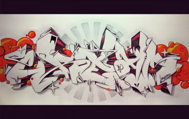 Graffiti Sketch in Belarus - Photo by RaeRD (2013)