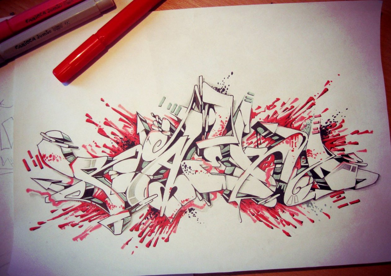Graffiti Sketch - Photo by RaeRD - RaeRD, RD (2014)