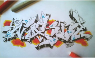 Graffiti Sketch - Photo by RaeRD - RaeRD (2014)