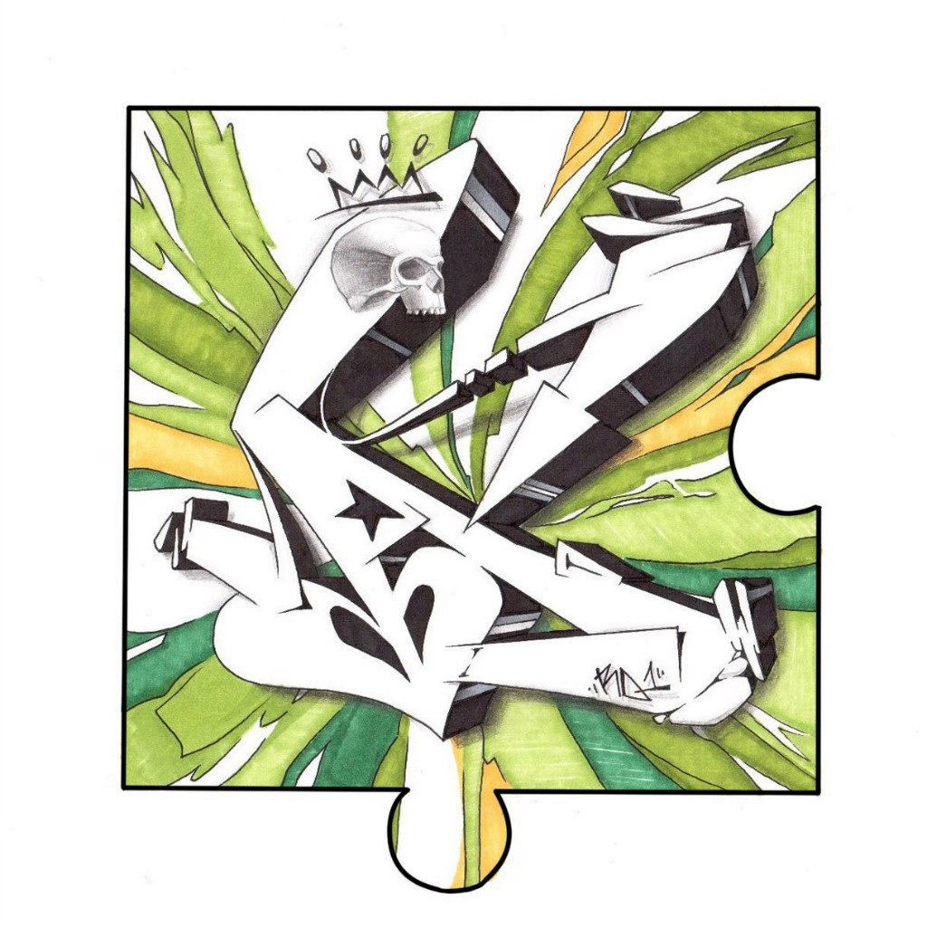 Graffiti Sketch in Минск - Photo by RaeRD - RaeRD, Latter, A (2016)