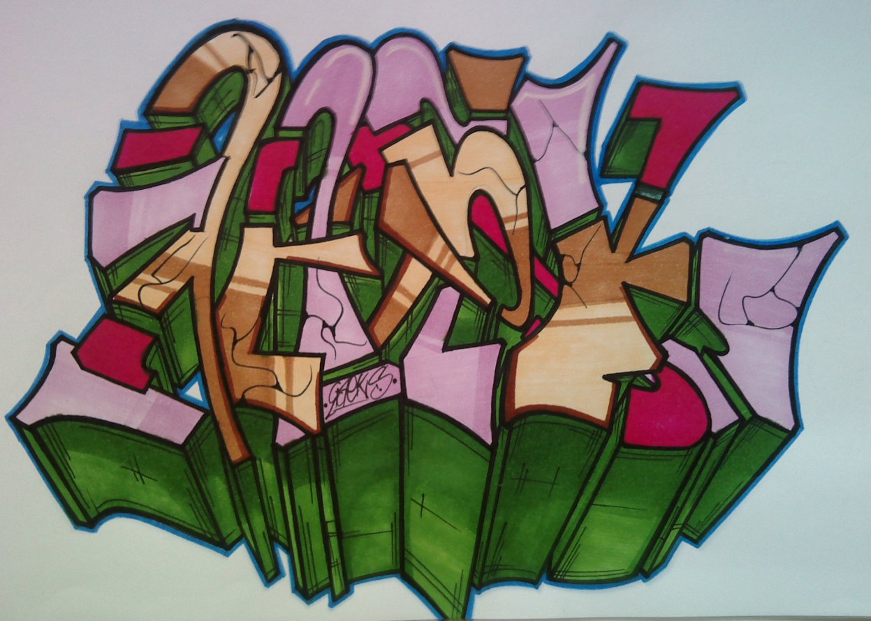 Graffiti Wall - Photo by Raek1