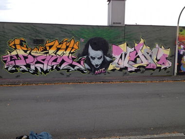 Graffiti Wall - Photo by RafeOne - Noyro, Damone, Rafe (2013)