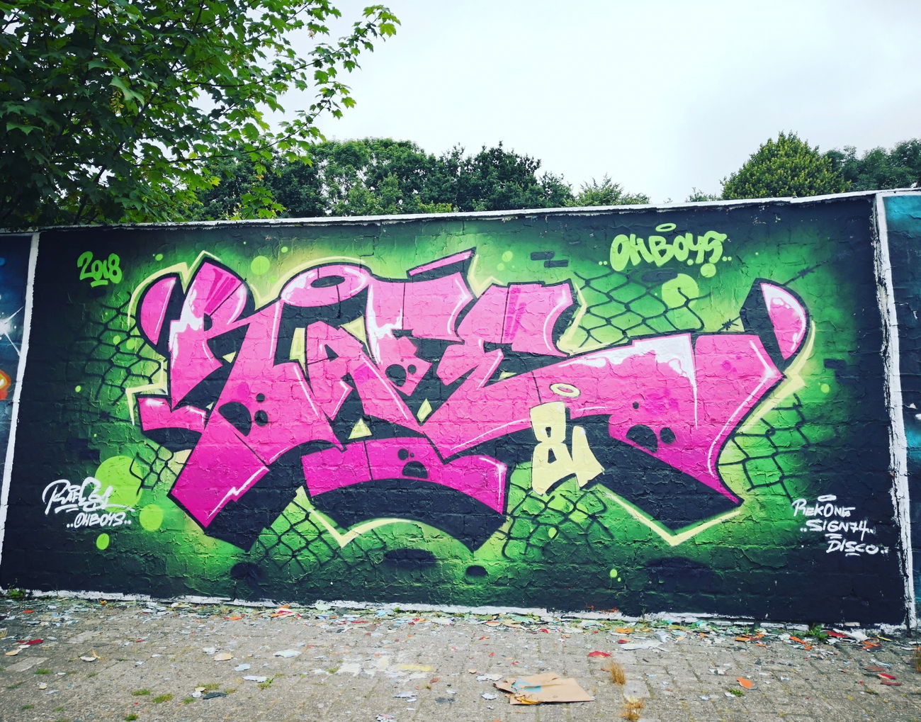 Graffiti Wall in Russland - Photo by RafeOnePmz - graffiti, aurich (2018)