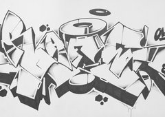 Graffiti Sketch - Photo by RafeOnePmz (2018)