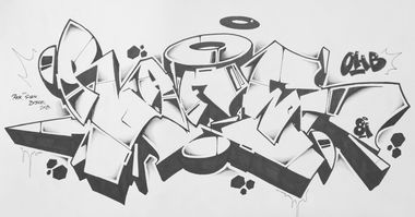 Graffiti Sketch - Photo by RafeOnePmz (2018)