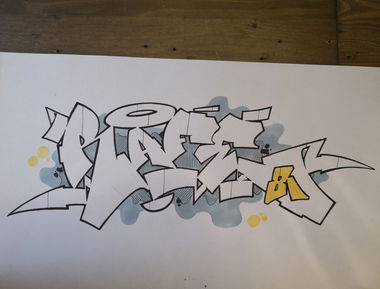 Graffiti Sketch - Photo by RafeOnePmz (2018)