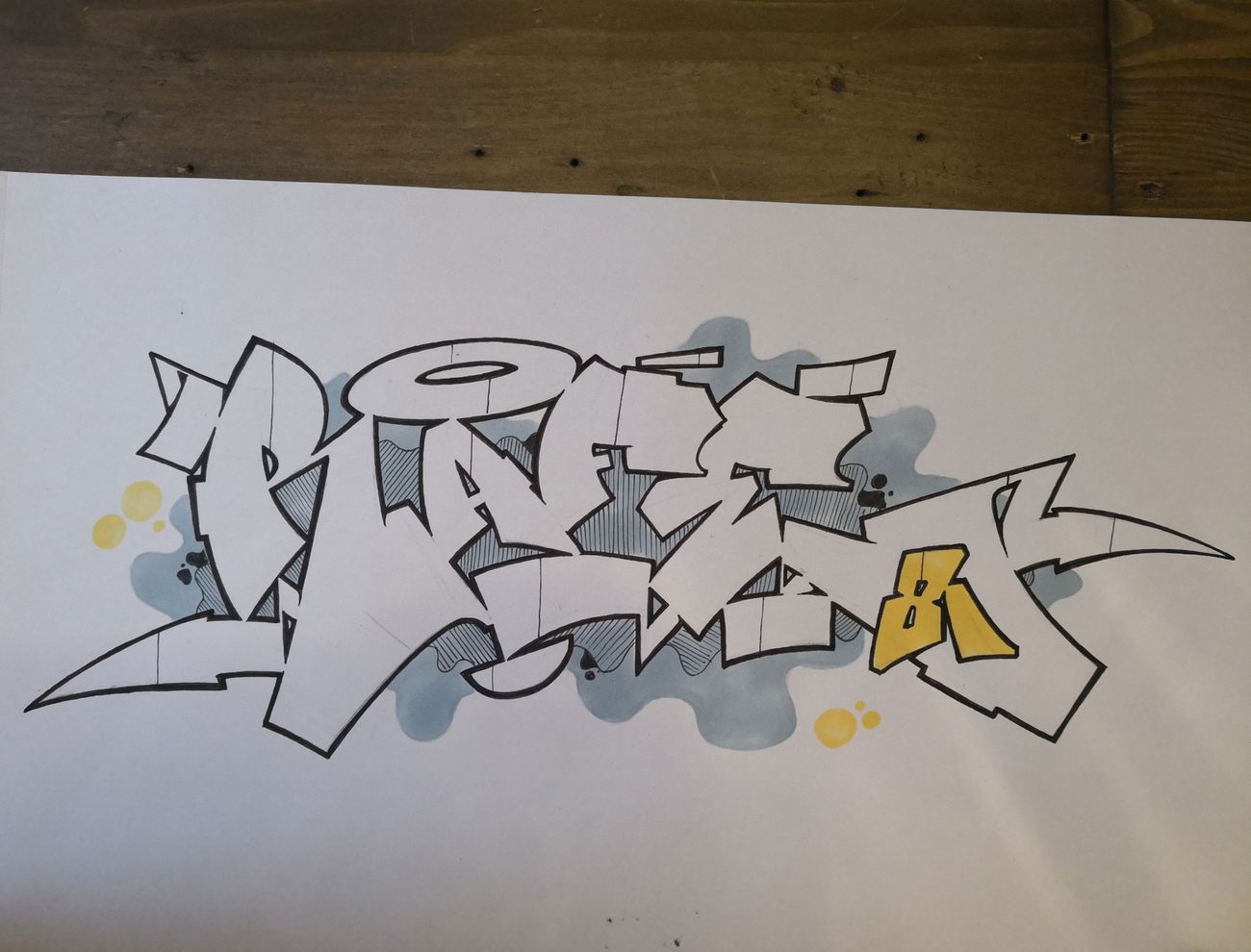 Graffiti Sketch - Photo by RafeOnePmz (2018)