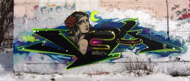 Graffiti Wall - Photo by Rafi - Jem, Rafi, ZWS (2012)
