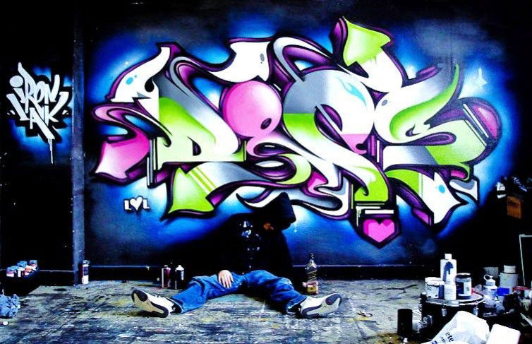 Graffiti Wall in Bruxelles - Photo by Rafza5 - Does