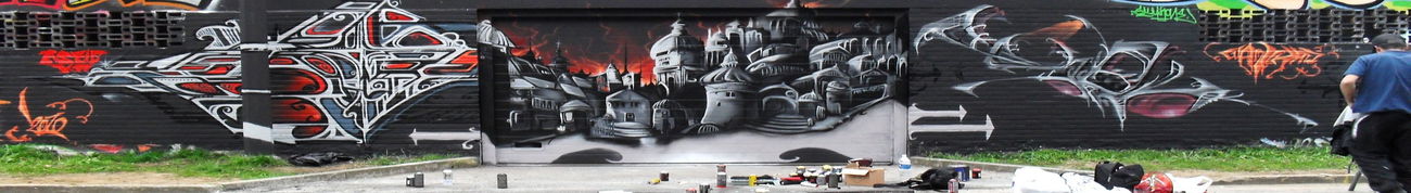 Graffiti Wall in Bruxelles - Photo by Rafza5 - Hekoner