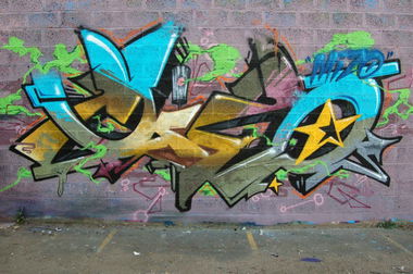 Graffiti Wall in Bruxelles - Photo by Rafza5 - Mizo