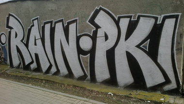 Graffiti Bombing - Photo by Rain1 - RAIN, PKI (2013)