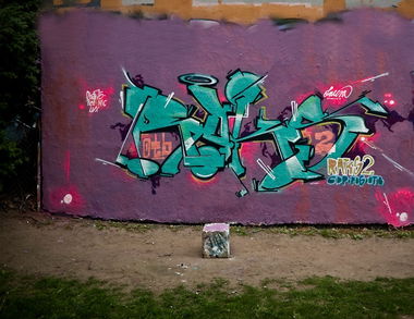 Graffiti Wall in Berlin - Photo by Raks2 - Raks2, Berlin, Otb (2013)