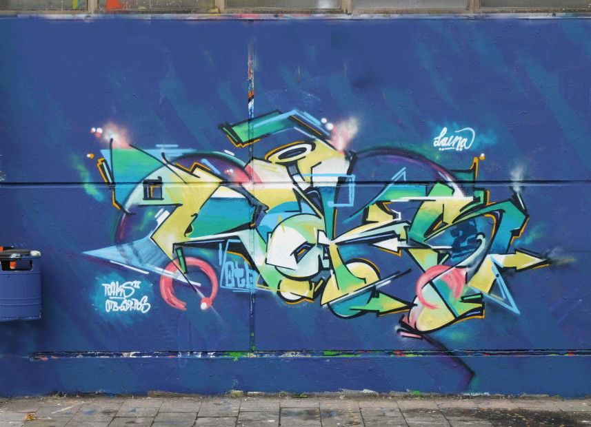 Graffiti Wall in Münster - Photo by Raks2 - Raks2, Graffiti, Münster (2013)
