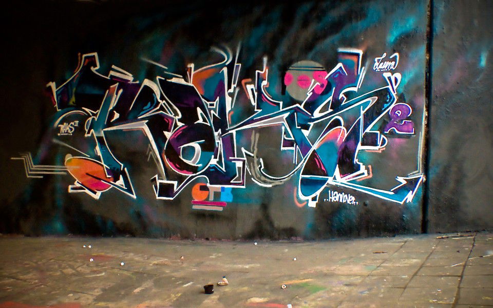 Graffiti Wall in Bochum - Photo by Raks2 - Raks2, Graffiti, Münste (2013)