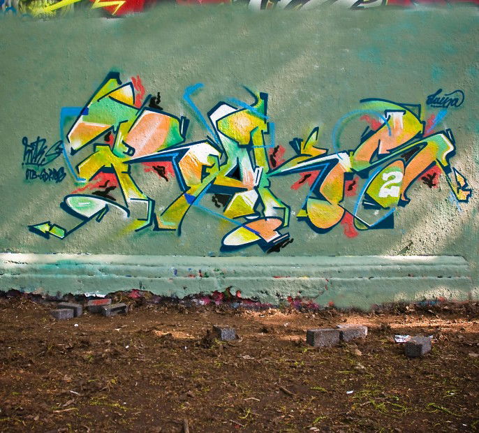 Graffiti Wall in Hannover - Photo by Raks2 - Raks2, Otb, Gdp (2013)